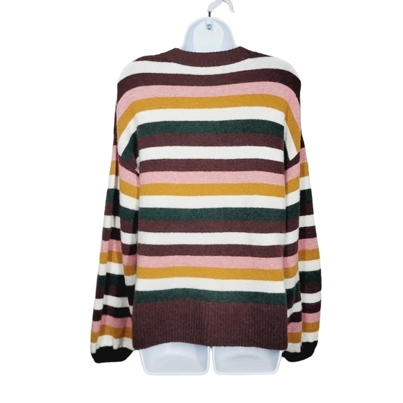 Madewell Calyse Ballon Sleeve Crewneck Pullover Sweater - Picture 2 of 7